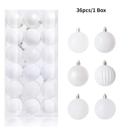 Classic 3CM Christmas Ball Set (36 pcs)