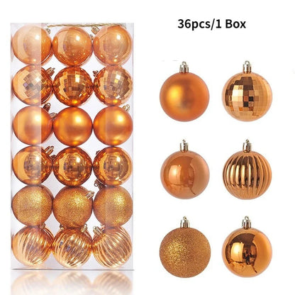 Classic 3CM Christmas Ball Set (36 pcs)