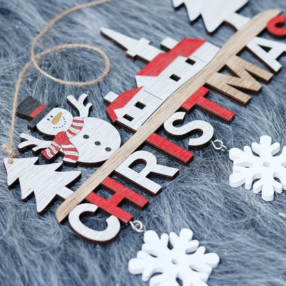 JoyHangs Wooden Christmas Pendants