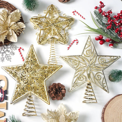 Golden Star Tree Topper