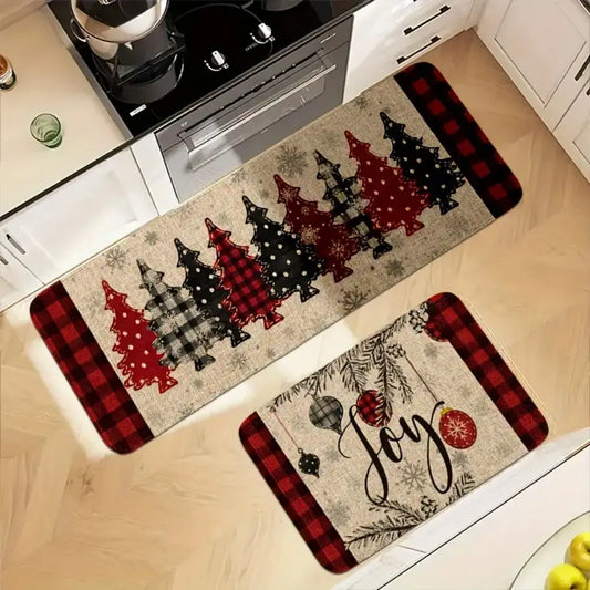 NoelStep Christmas Door Mat – 1 or 2 pcs Set