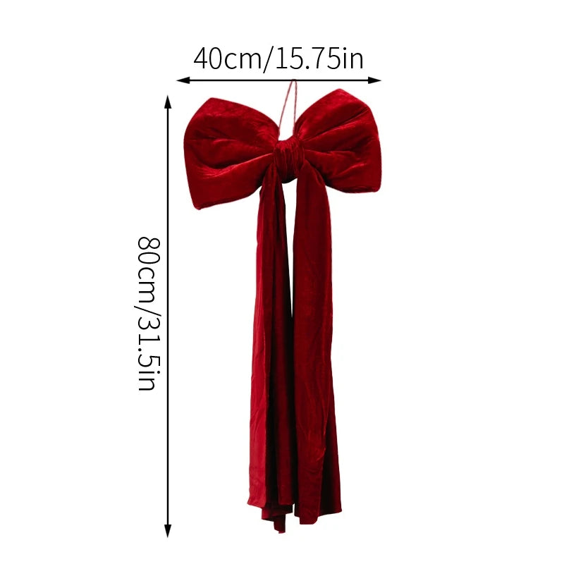 Grand Velvet Bow Ornament
