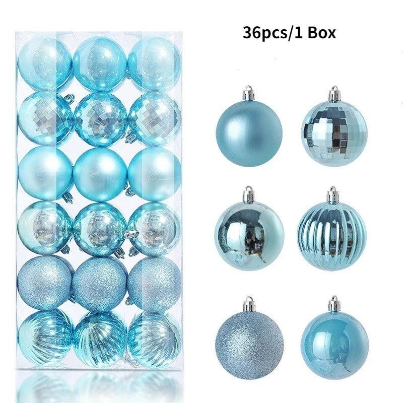 Classic 3CM Christmas Ball Set (36 pcs)