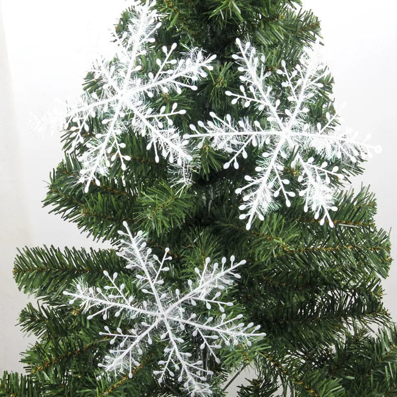 Glitter Snowflake Ornaments