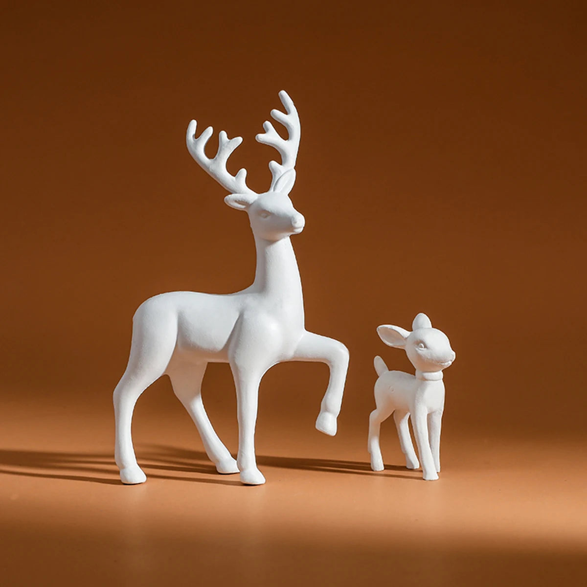 Fawn & Mother Deer Figurines (Set of 2)