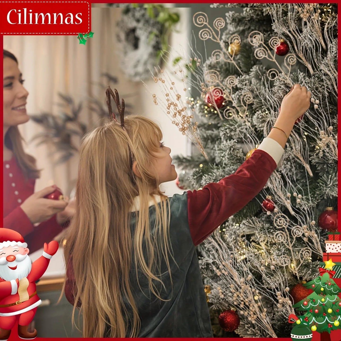 Glitter Berry & Flower Bouquet Set (8/16pc)