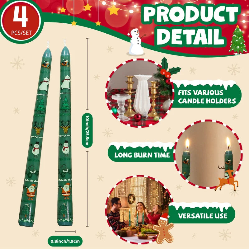Santa’s Tablelight Set (4-Pack)