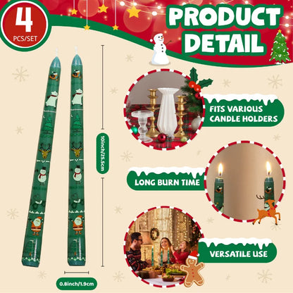 Santa’s Tablelight Set (4-Pack)