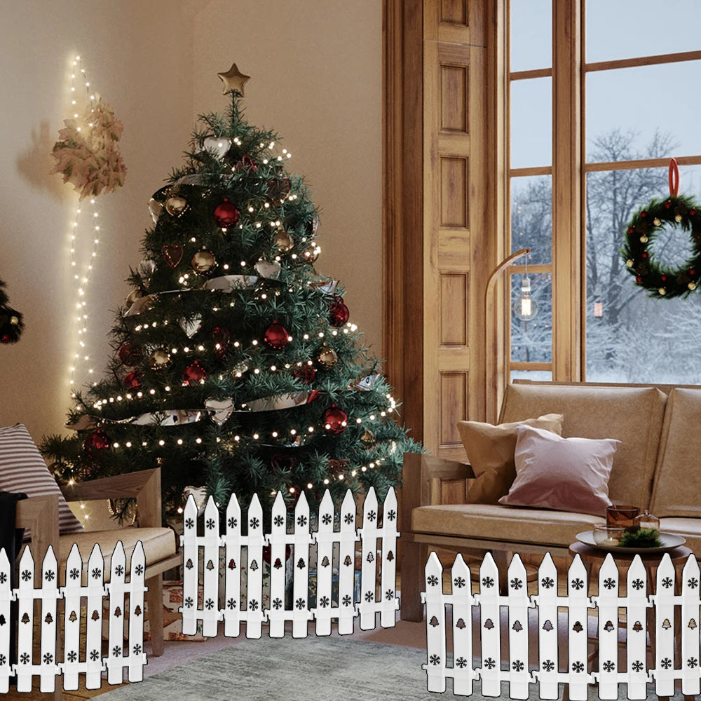 Snow White Christmas Fence Set (5/10pcs)
