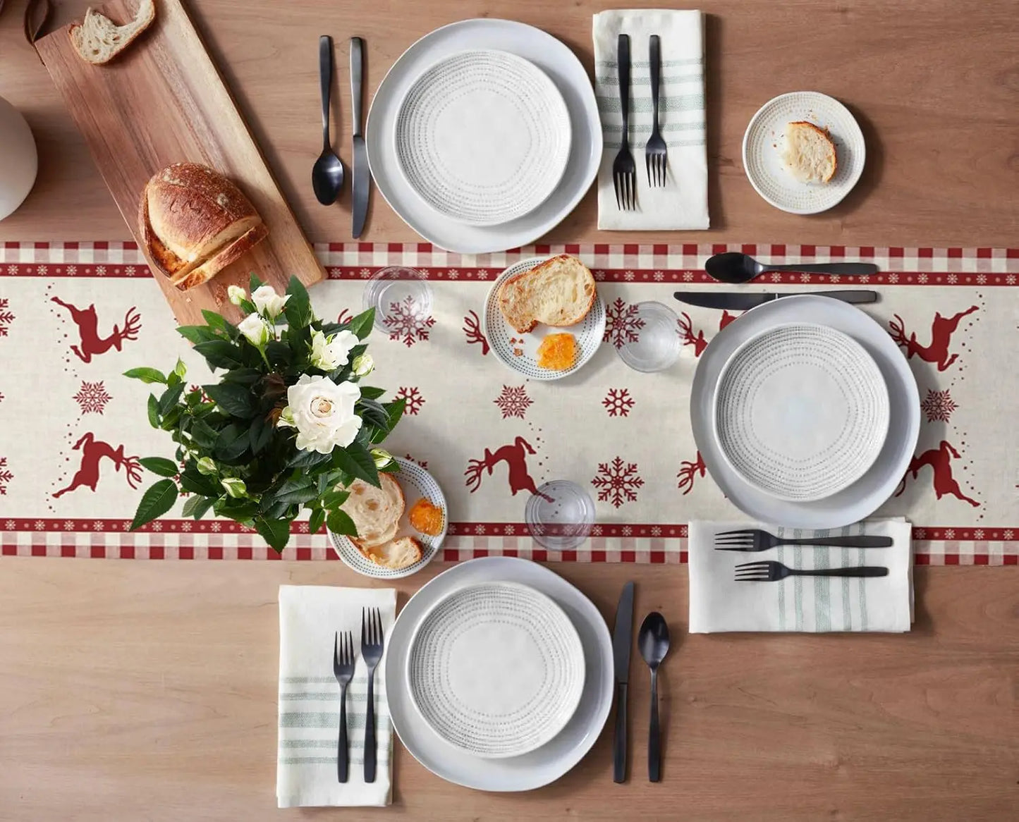 Nordic Reindeer Table Runner