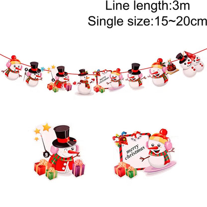 MerryBanner Christmas Garland