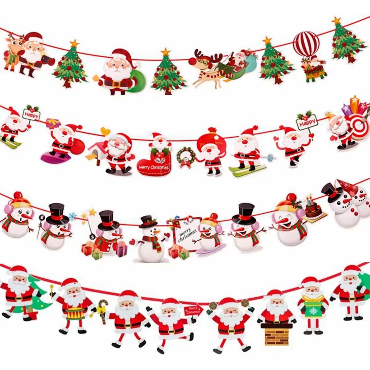 MerryBanner Christmas Garland