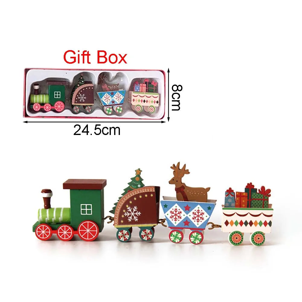 Noel Express Wooden Train
