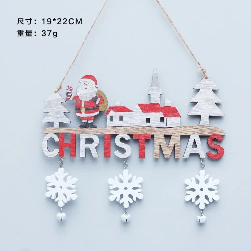 JoyHangs Wooden Christmas Pendants