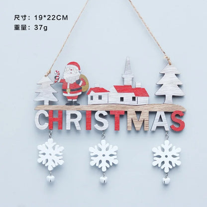 JoyHangs Wooden Christmas Pendants