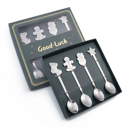 Gingerbread Spoon Set (4-Pack)