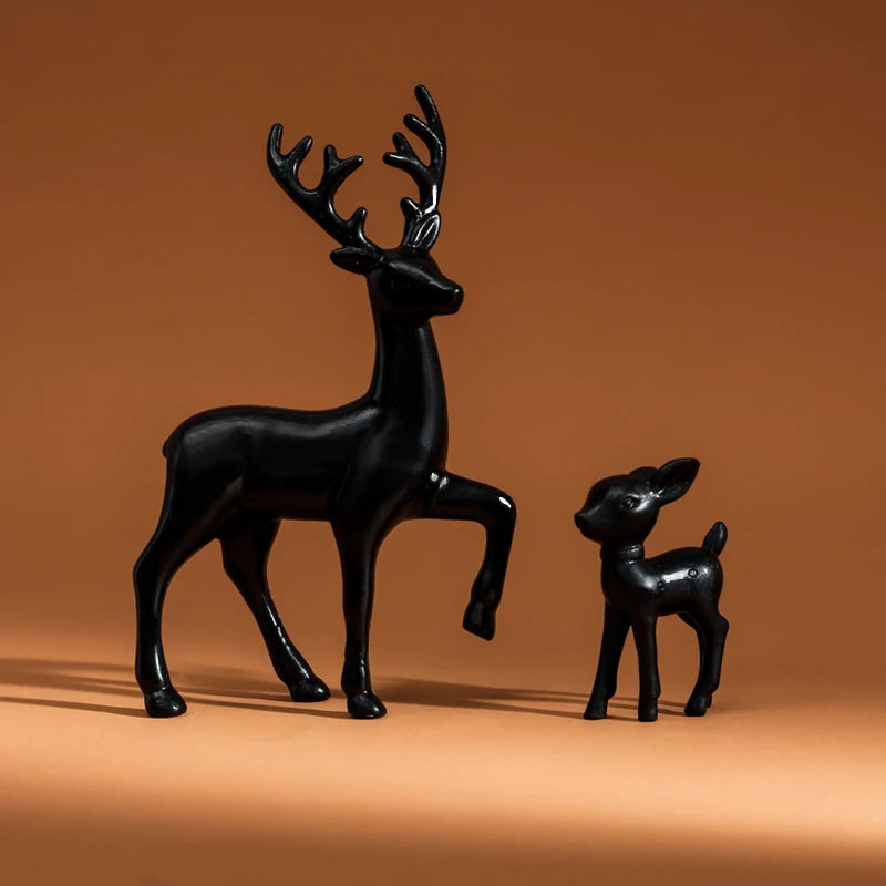 Fawn & Mother Deer Figurines (Set of 2)