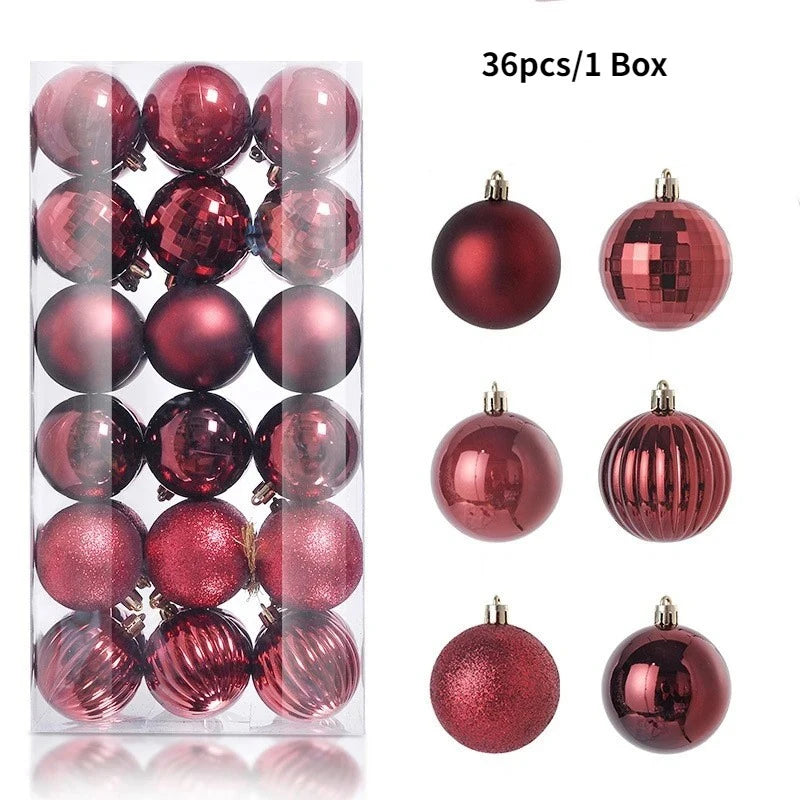 Classic 3CM Christmas Ball Set (36 pcs)