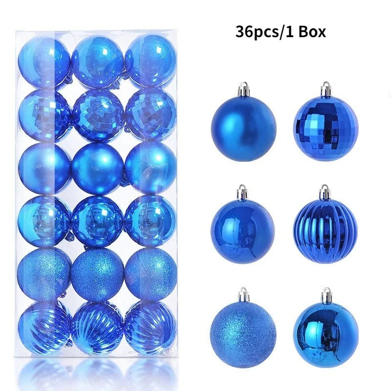 Classic 3CM Christmas Ball Set (36 pcs)