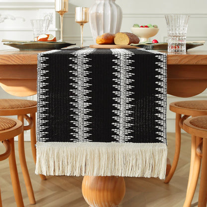 Boho Tassel Table Runner