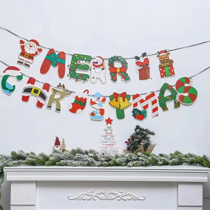 MerryBanner Christmas Garland