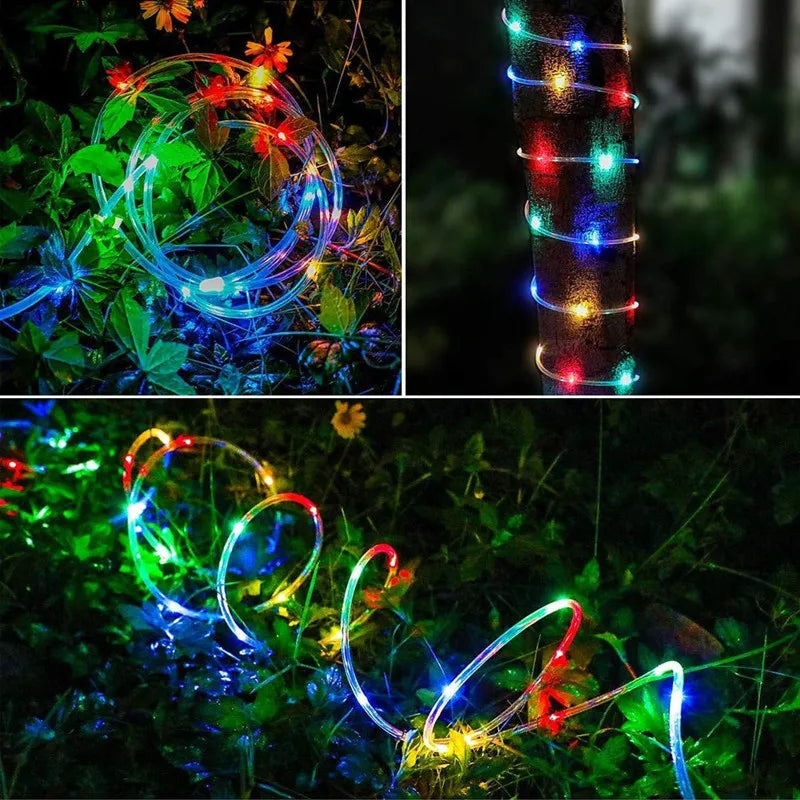 LunaGlow Solar Rope Lights