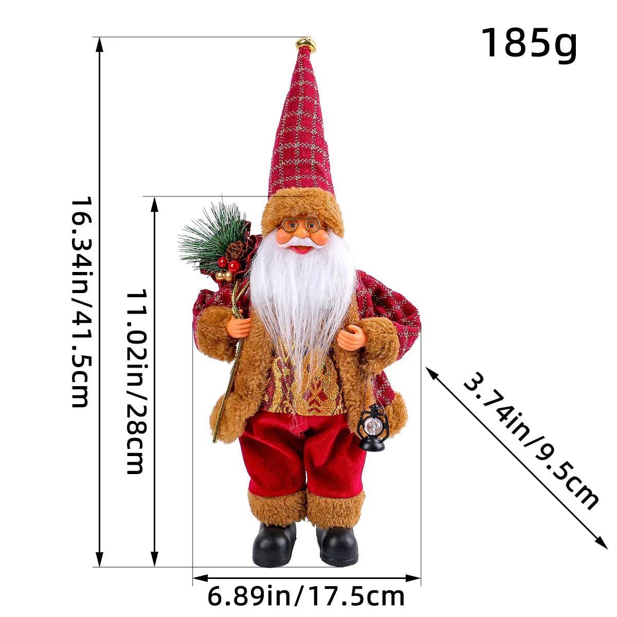 Mini Santa Figurines (Set of 1–4)