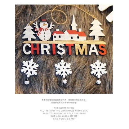 JoyHangs Wooden Christmas Pendants
