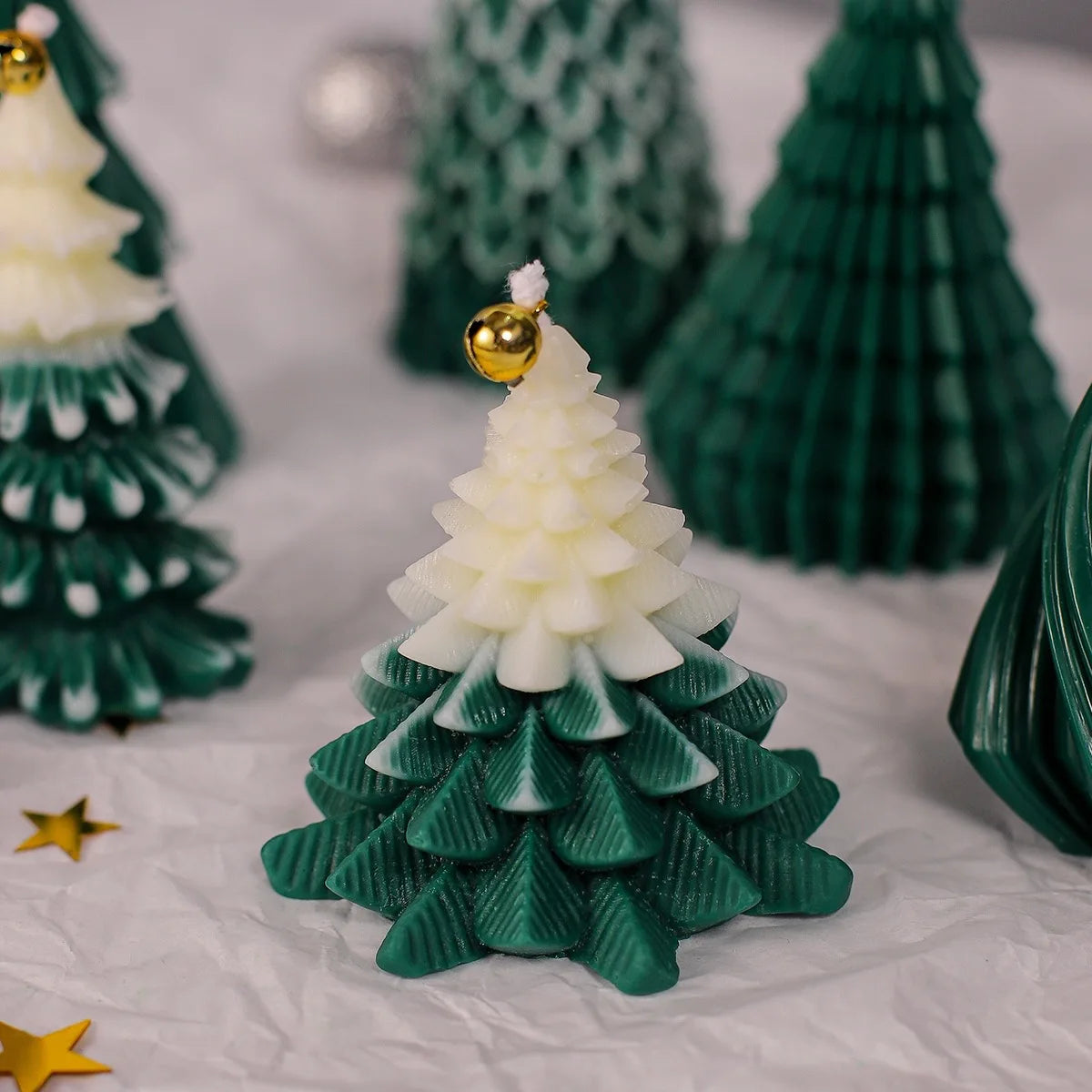 Noël Soy Candle – Handmade Christmas Tree Edition