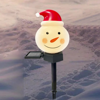Santa & Snowman Solar Path Lights