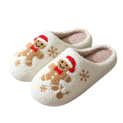 Gingerbread Cozy Slippers