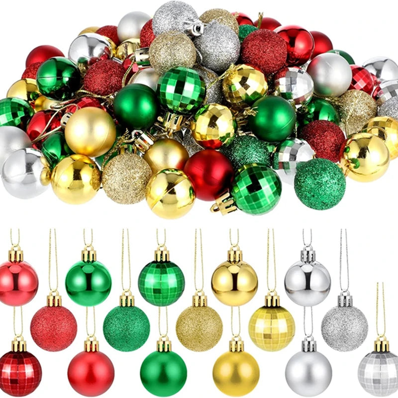 Classic 3CM Christmas Ball Set (36 pcs)