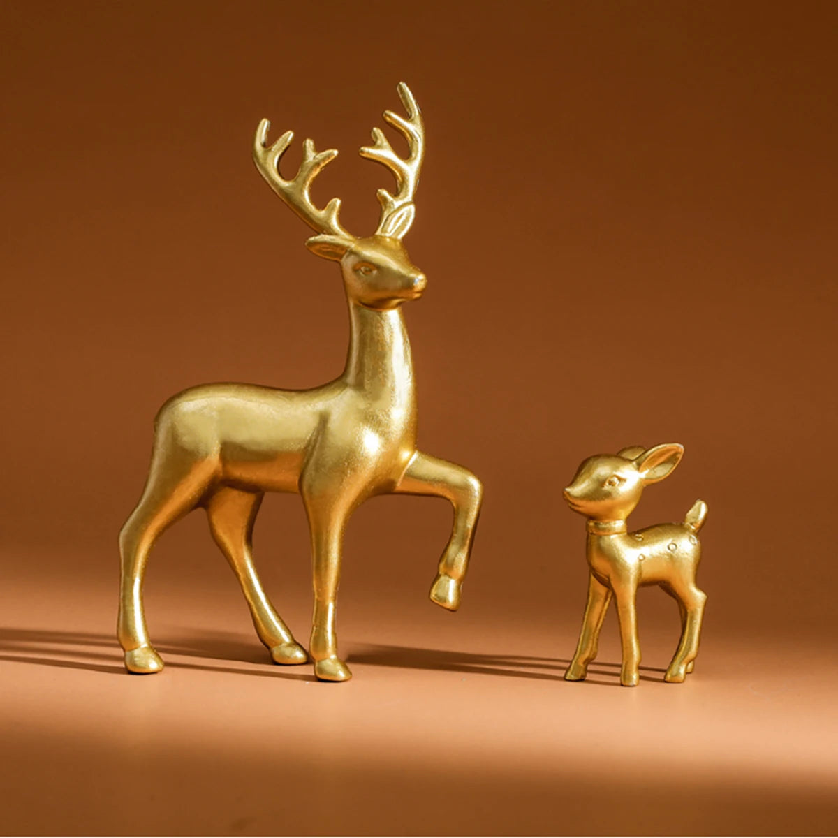 Fawn & Mother Deer Figurines (Set of 2)