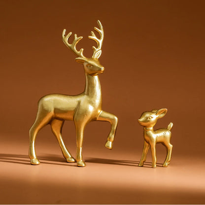 Fawn & Mother Deer Figurines (Set of 2)