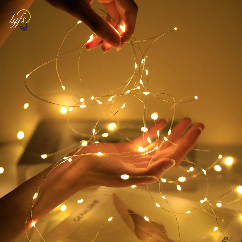 GlimmerLite Mini Fairy Strings – Button Battery LED Lights