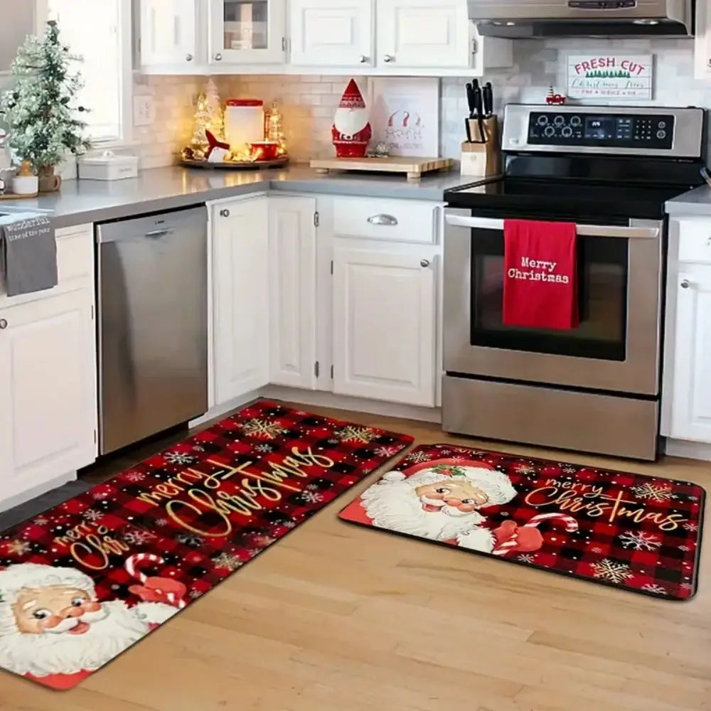 NoelStep Christmas Door Mat – 1 or 2 pcs Set