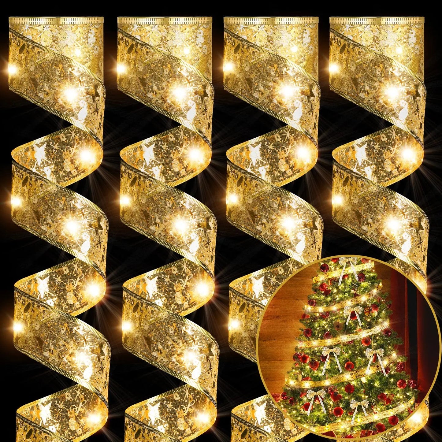 Starlace Ribbon Lights – 4M LED Copper Fairy String